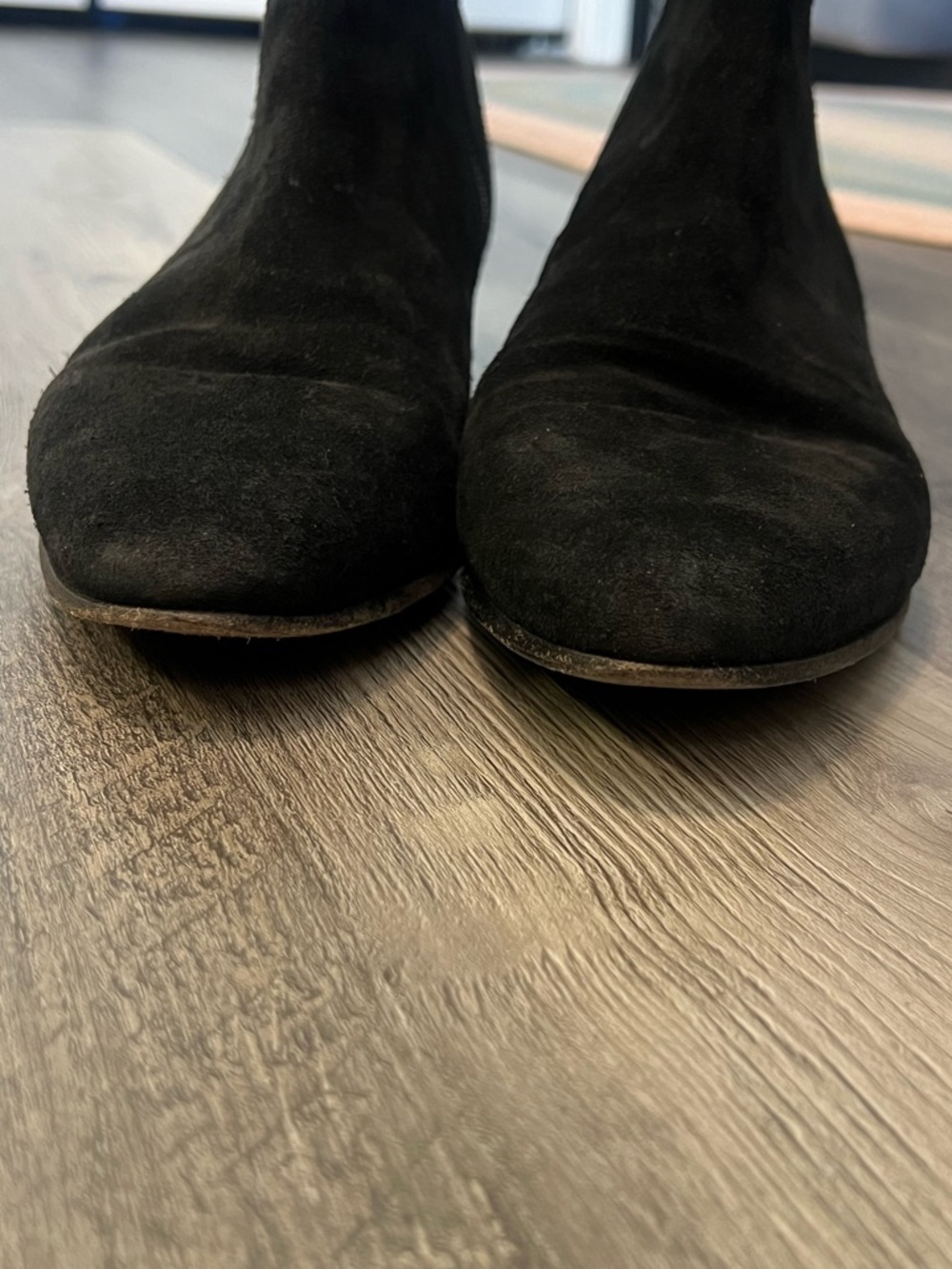 Isabel Marant Black suede Patsha Boots Size 40 / 10 US Chelsea Ankle - Picture 8 of 16